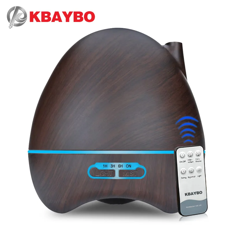 300ml Aroma Essential Oil Diffuser Ultrasonic Air Humidifier 7 Color Changing LED Lamp Whole House Remote