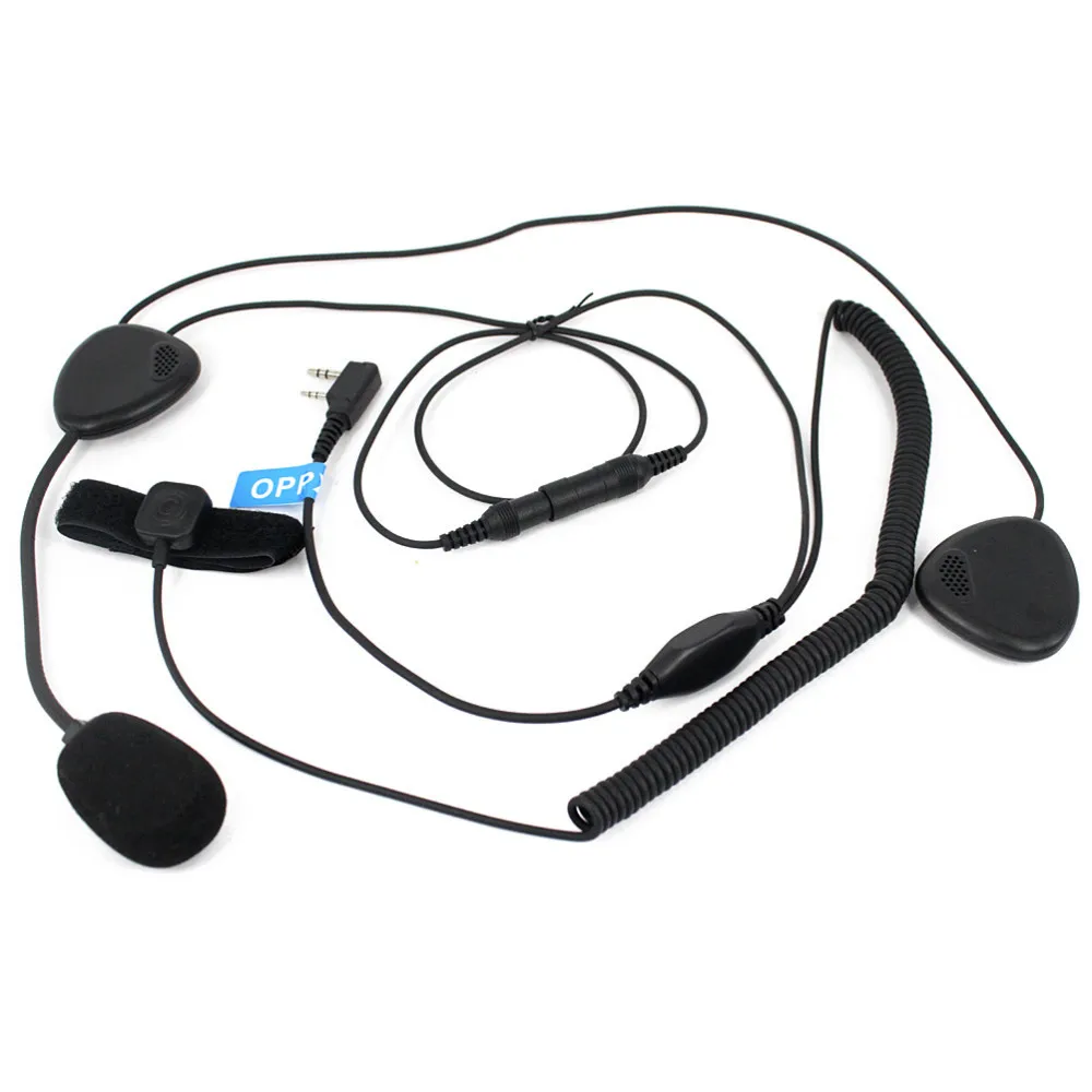 

New Motorcycle Heart Finger PTT Headphones for baofeng UV5R UV82 BF888S for HYT TC368S two way radios