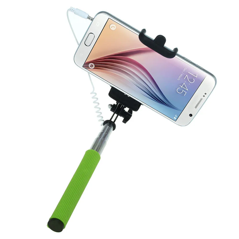 Extendable Handheld Fold portrait Monopod Phone holder Monopod drop shippingin Mobile Phone