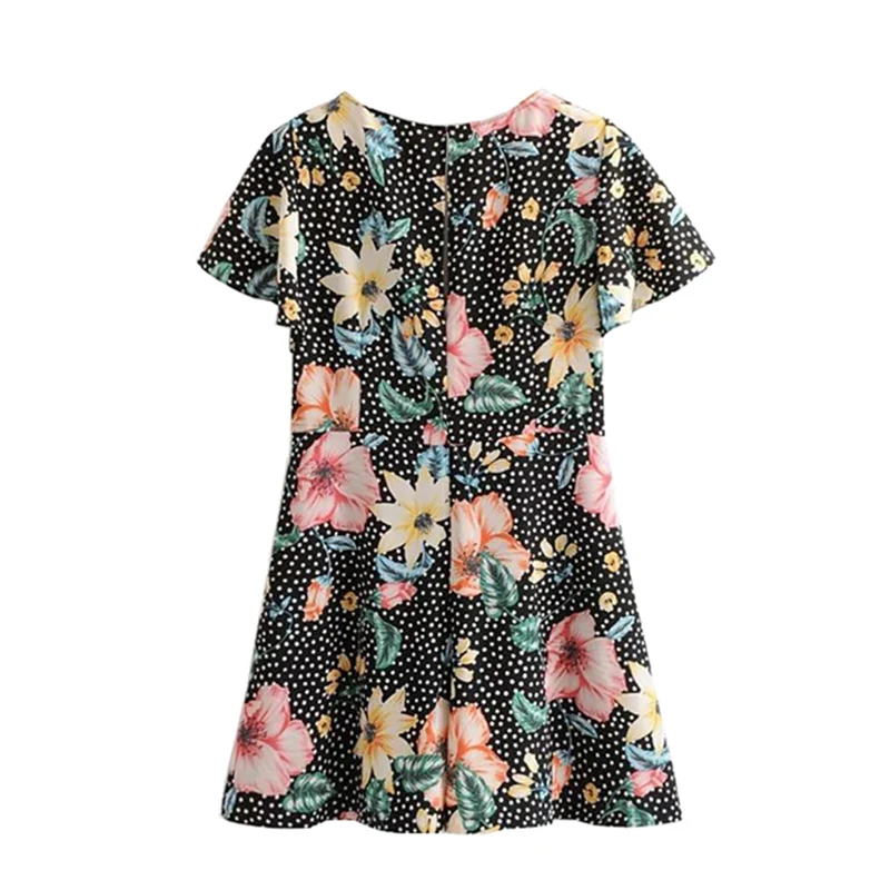 خمر شيك الزهور طباعة جيوب Playsuits النساء 2019 الأزياء V الرقبة الخلفي سستة السيدات قصيرة حللا عارضة ارتداءها فام خمر شيك الزهور طباعة جيوب Playsuits النساء 2019 الأزياء V الرقبة الخلفي سستة السيدات قصيرة حللا عارضة ارتداءها فام