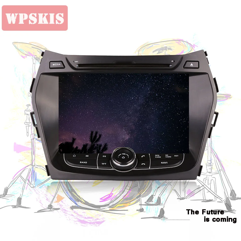 Best Auto 2 Din 4+64GB Android 9.0 Car dvd gps player For HYUNDAI IX45 2013 - 2018 SANTA FE santafe With WIFI Car multimedia Headunit 2