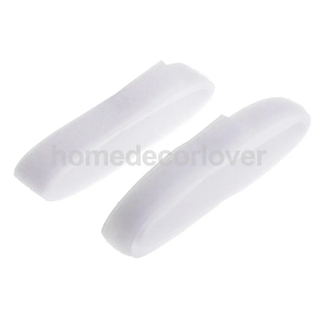 80cm 2Pcs Sewing Hook and Loop straps for clothing Black or White fastening tape not self adhesive