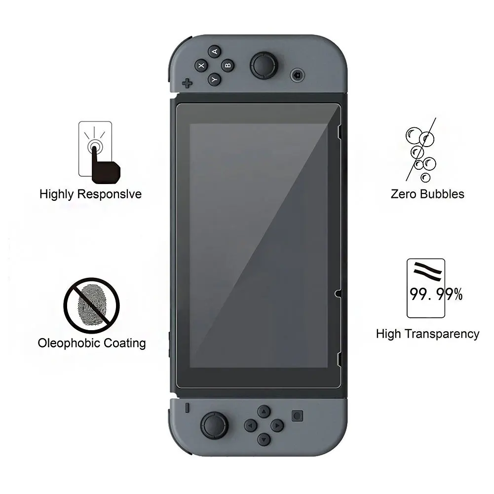

Ultra Clear HD Film Screen Cover Protector Anti-Scratch for Nintendo Switch PET Material
