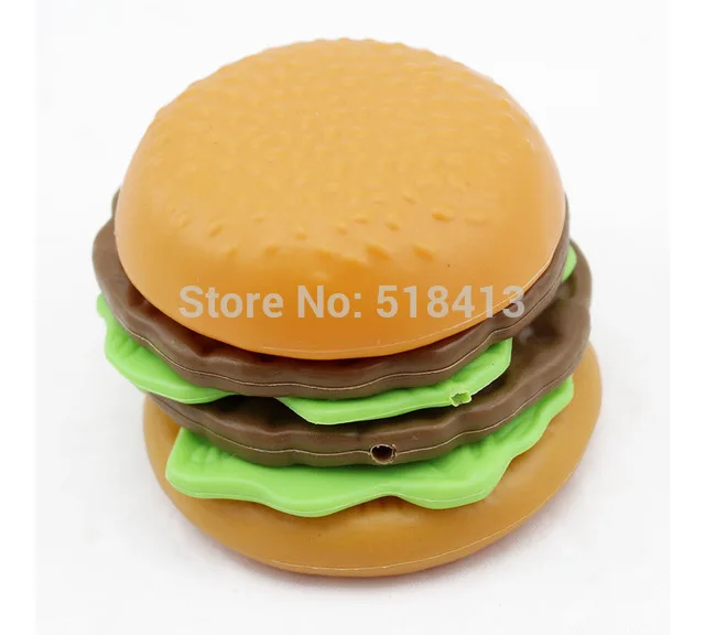 Toy Food Hamburger 2019 Hot Sell Snack Foods Wholesale Play House Simulation Educational Toys For Children Teaching Aids