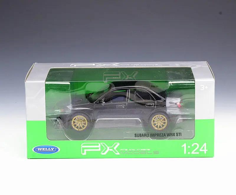 Welly 1:24 Subaru Impreza WRX STI литья под давлением модель спортивный гоночный автомобиль Транспортное средство Новое в коробке