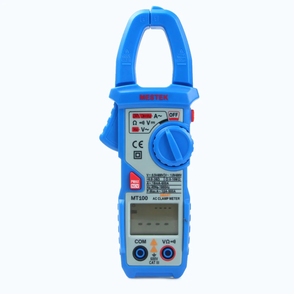 

MT100 True RMS Digital AC Current Clamp Meter Multimeter with Resistance Measurements Continuity Diode Testing Tool