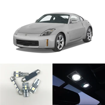 

6000K White Led Interior Package Kit For Nissan 350Z 2003-2008 Map Trunk /Cargo Area License Plate Lights Car-Styling Led Source