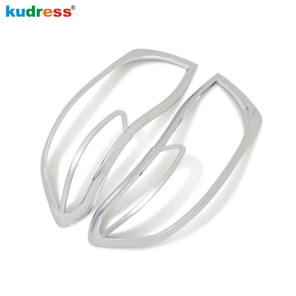 2 шт. накладки на переднюю фару для Toyota Highlander 2007 2008 2009 2010|abs chrome|trim coverauto chrome accessories |