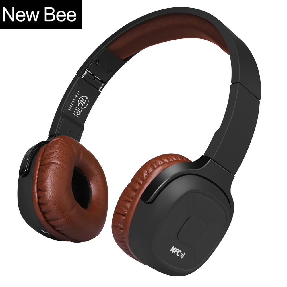 New Bee Upgraded Wireless Bluetooth Headphones Hifi Sport Headset with