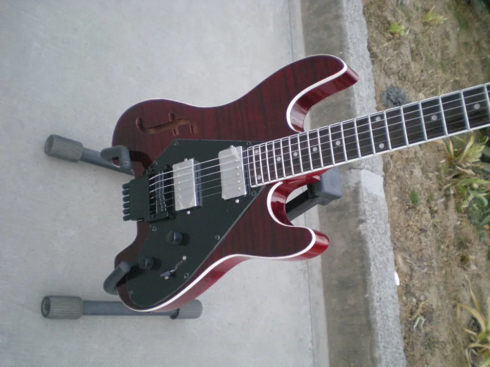 2015 online luxury electric guitar, traditional wood, rosewood, 24 fret