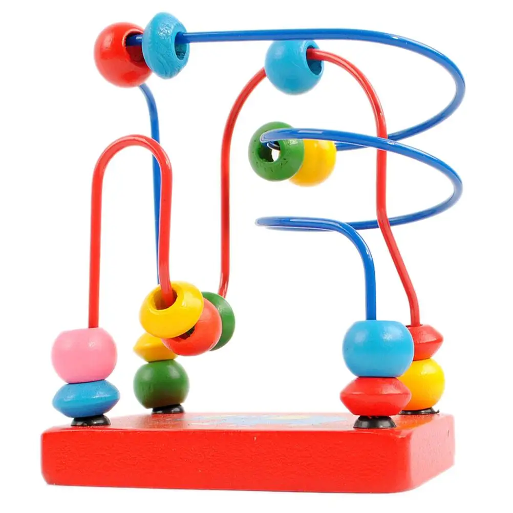 blocks on wire toy