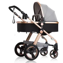 Baby stroller high landscape can sit and fold two-way four-wheel shock absorber winter and winter bb trolley stroller Baby stroller high landscape can sit and fold two-way four-wheel shock absorber winter and winter bb trolley stroller