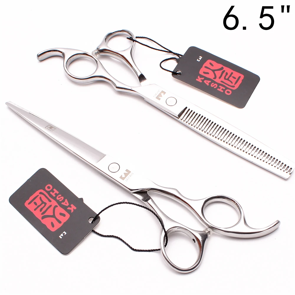 

6.5" Purple Dragon Stainless Straight Scissors Thinninng Shears Professional Grooming Scissors Dog Shears Animal Scissors Z1006