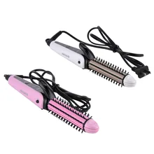 3-In-1 Hair Straightener Comb Hair Curler Brush Anti-scald hair curler Styling Curling Tools Beauty Makeup Electric Hair Curler