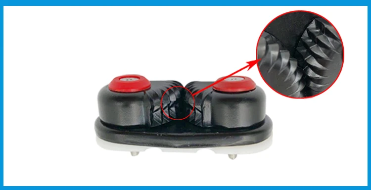 Preto Anodizado Alumínio Fairlead Grampo Cam Barco Chuteiras Cam Matic Marinha Vela Veleiro Caiaque Canoa Barco Acessórios 4 Cheap Varas de pescar