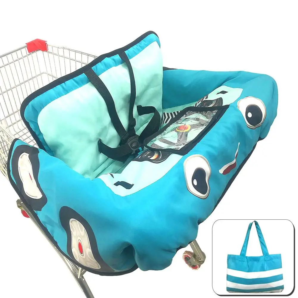 Foldable Baby Shopping Cart Cover Infant Cart Supermarket Cover Baby