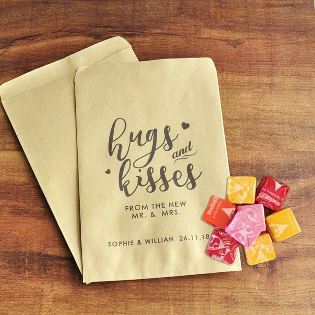 Wedding Candy Bags Favor Custom Buffet Wedding Candy Bags Favor Custom Buffet Dessert