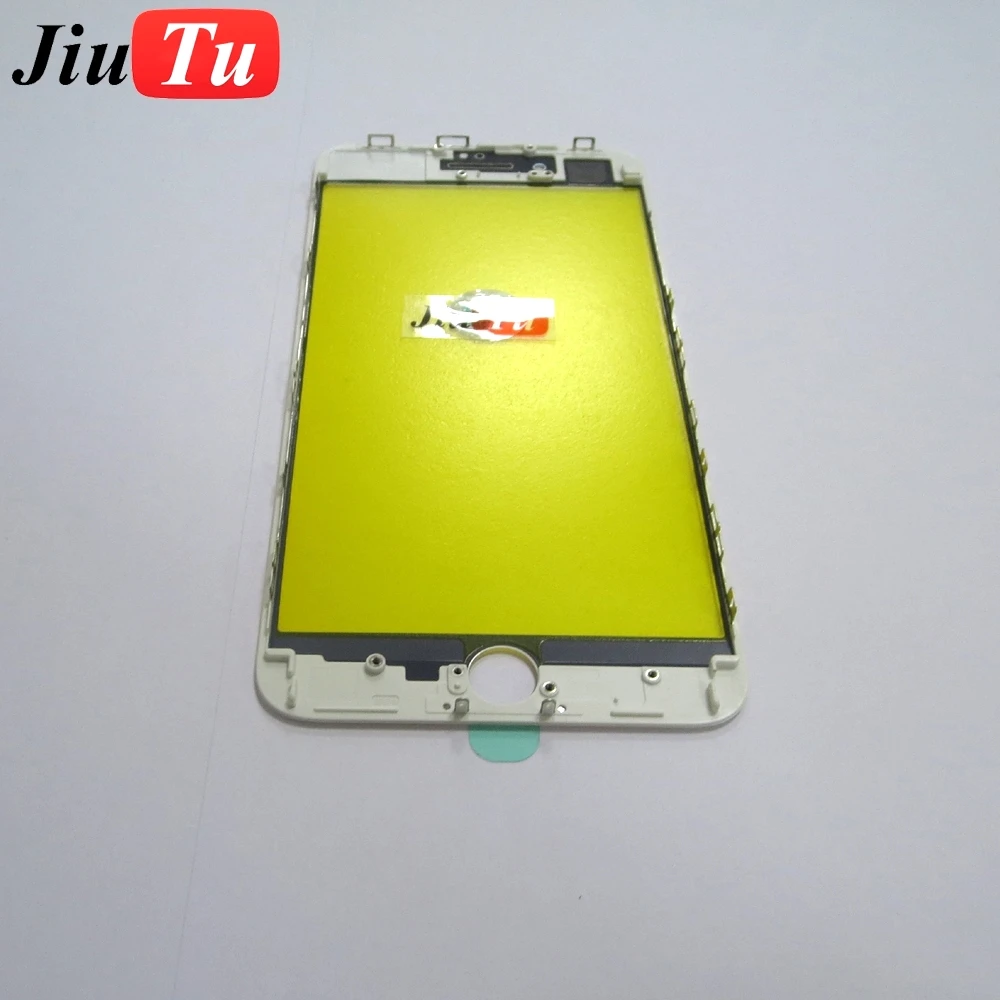 OEM 3 in 1 Cold Press Glass with Bezel Frame +OCA Adhesive Sticker Film For iPhone 8G 8 plus LCD Screen Refurbishment Jiutu (22)