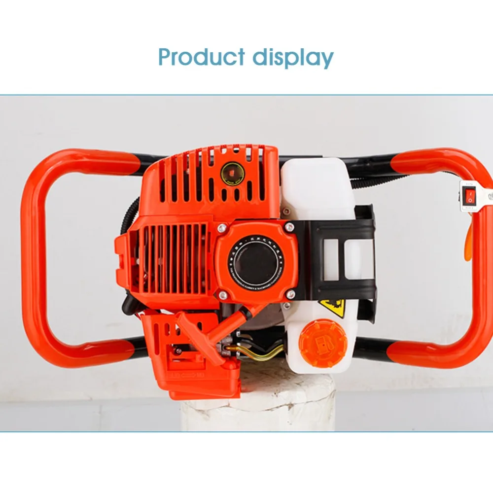 High Power Ice Drill Gasoline Power Post Hole Digger Ground Drilling Machine Earth Auger Drill Power Tool Professional 1 Set High Power Ice Drill Gasoline Power Post Hole Digger Ground Drilling Machine Earth Auger Drill Power Tool Professional 1 Set