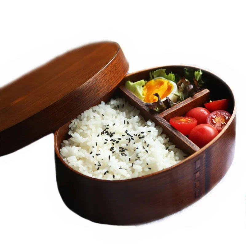 QuickDone Japanese Style Wooden Box Handmade Eco friendly Bento