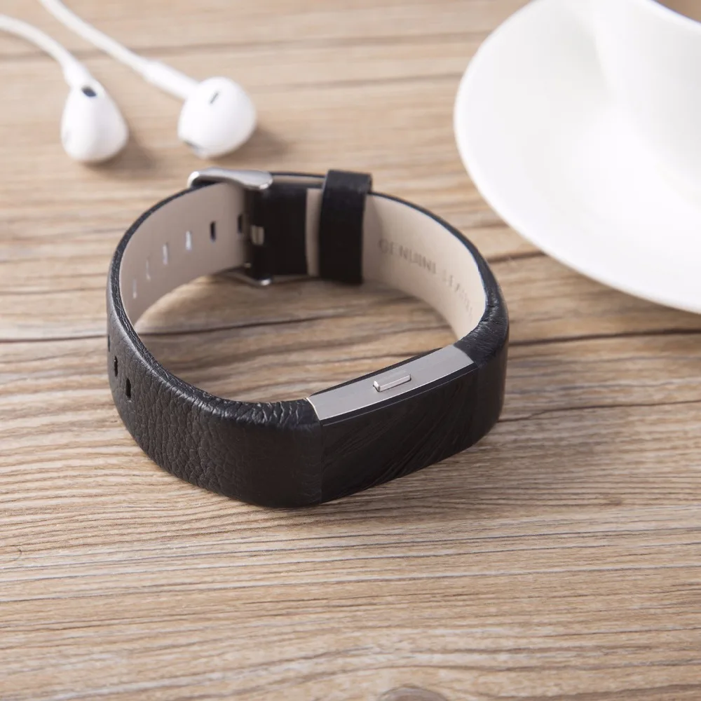 charge 2 leather Weave black 3