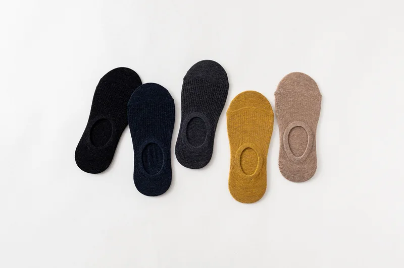 1 пара, летние новые японские однотонные невидимые женские носки, силиконовые Нескользящие женские невидимые носки, хлопковые носки, 10 цветов