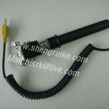 Ручка типа K поверхности колеса термополь с пружинным кабелем катушки и миниатюрным разъемом