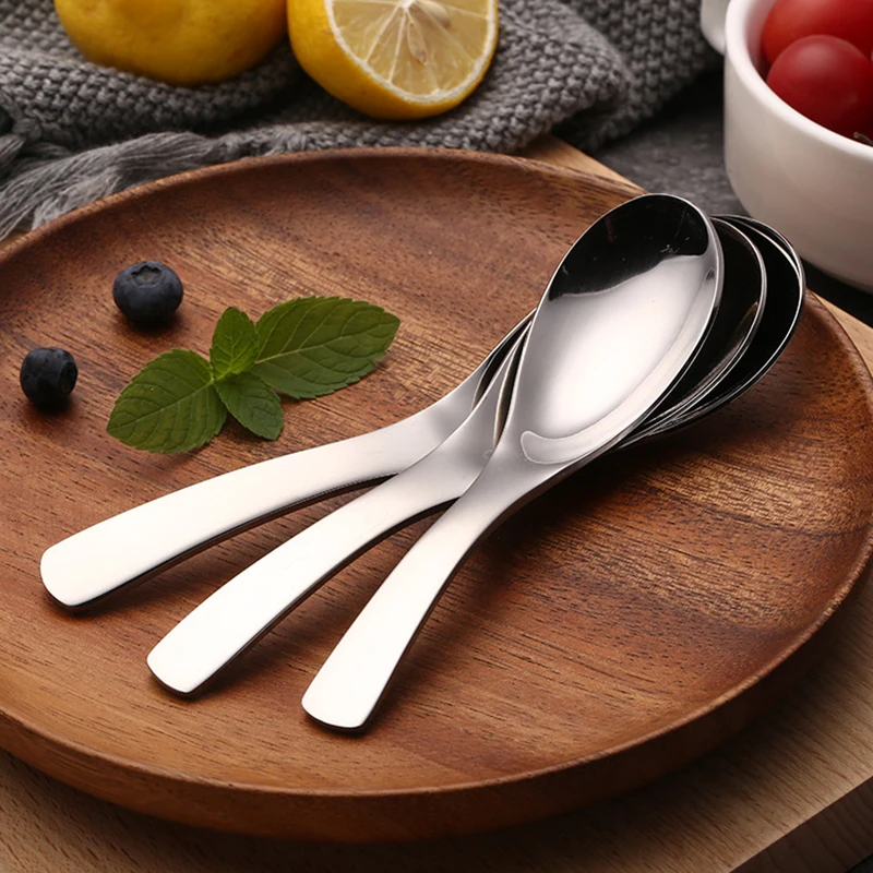 

Upspirit Stainless Steel Buffet Serving Spoon Mirror Polished Spoons Soup Flatware Kitchen Accessories Dining Gadgets Tools#S021