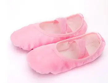 

Children dancing satin shoes soft Girls Ballet dance footwear Yoga anti-skid shoes for stage performance Cat claw elastic shoes