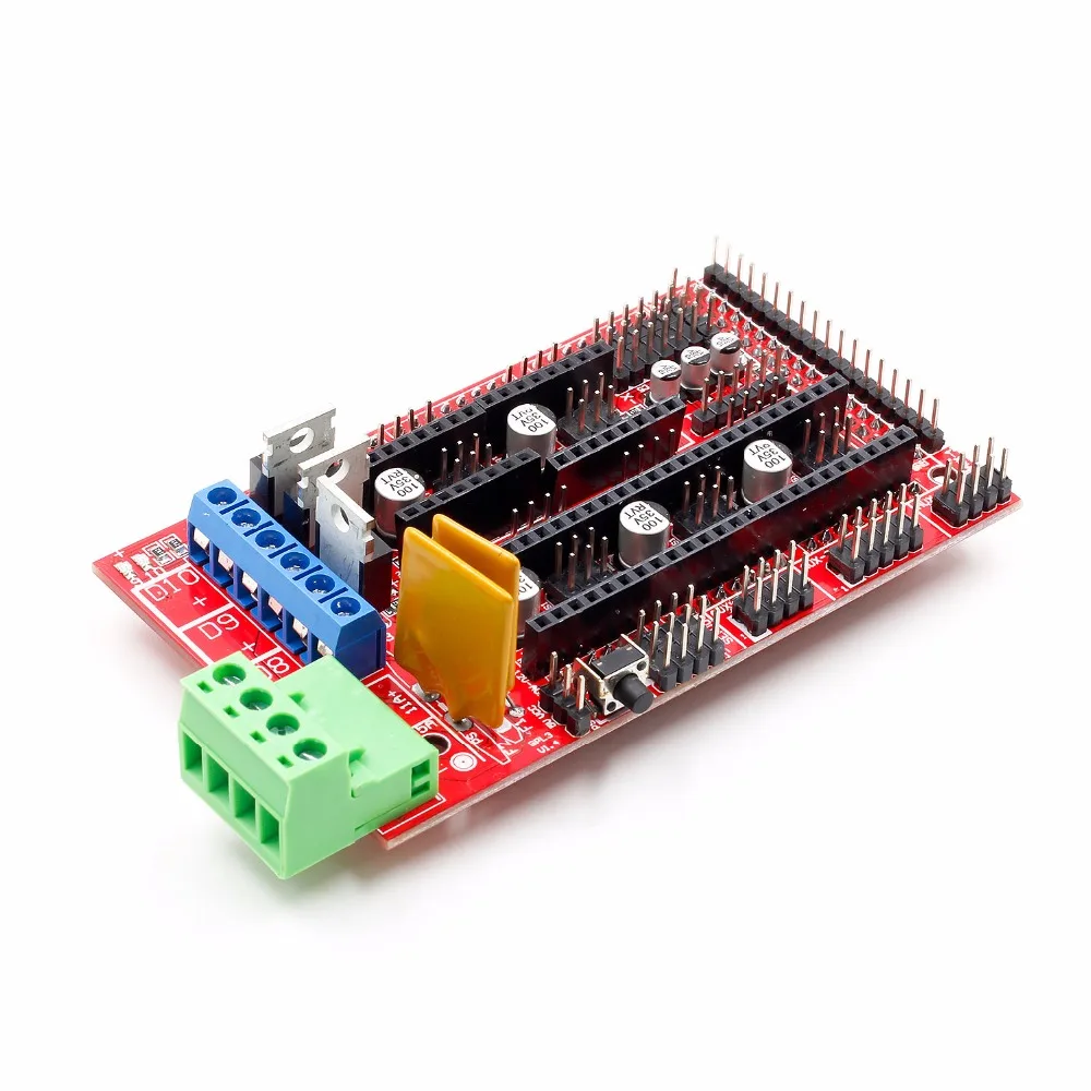 RAMPS 1,4 ПАНЕЛЬ УПРАВЛЕНИЯ Часть материнской платы 3D принтеры части щит красный черный управления s Ramps1.4 платы