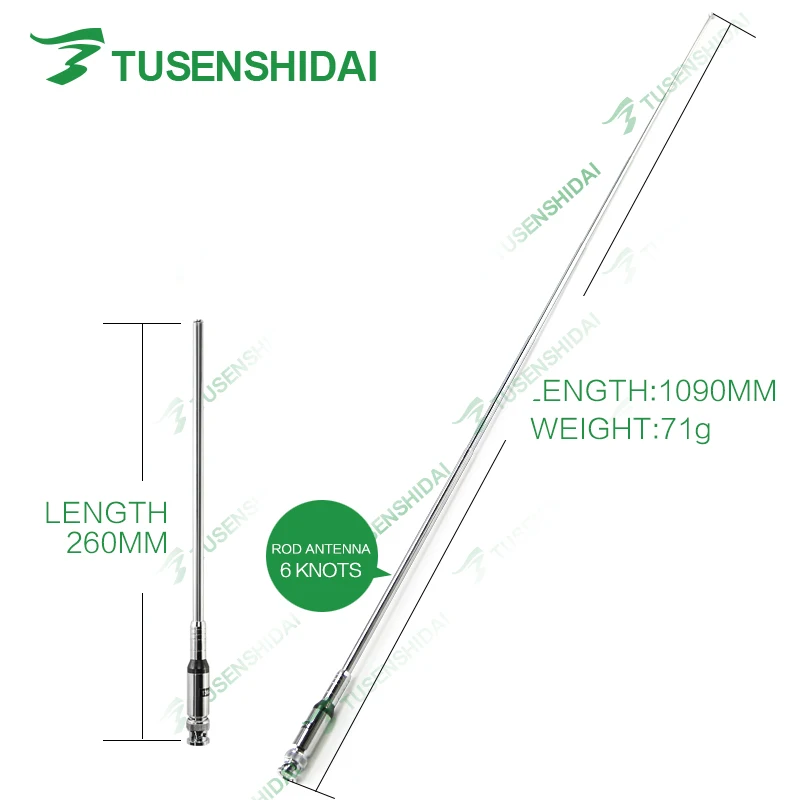 Hot Sell VHF 136-174Mhz BNC Long Telescopic Antenna TXS-Q9ZT