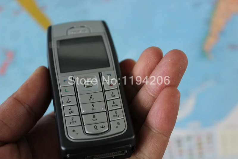 Оригинальный разблокированный телефон Nokia 6230i 850 мАч с русской клавиатурой и