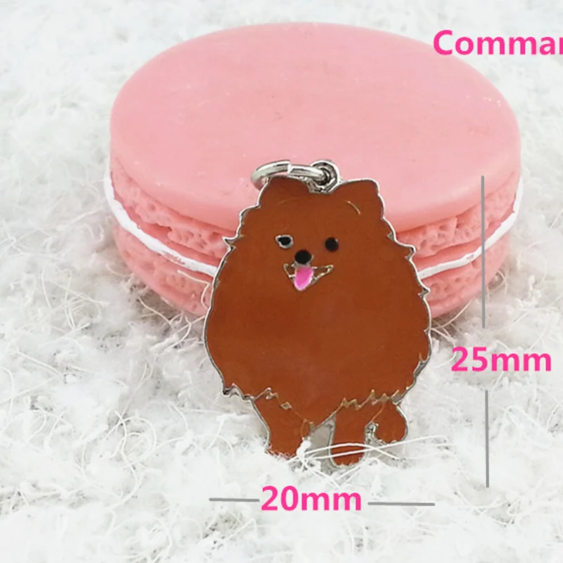 Pomeranian šifrovací klíč řetězy pes nohou visačka šifrovací klíč auto kroužek na klíče pes živočich okouzluje keychains ženy móda dar ženské slitina kov přívěsky