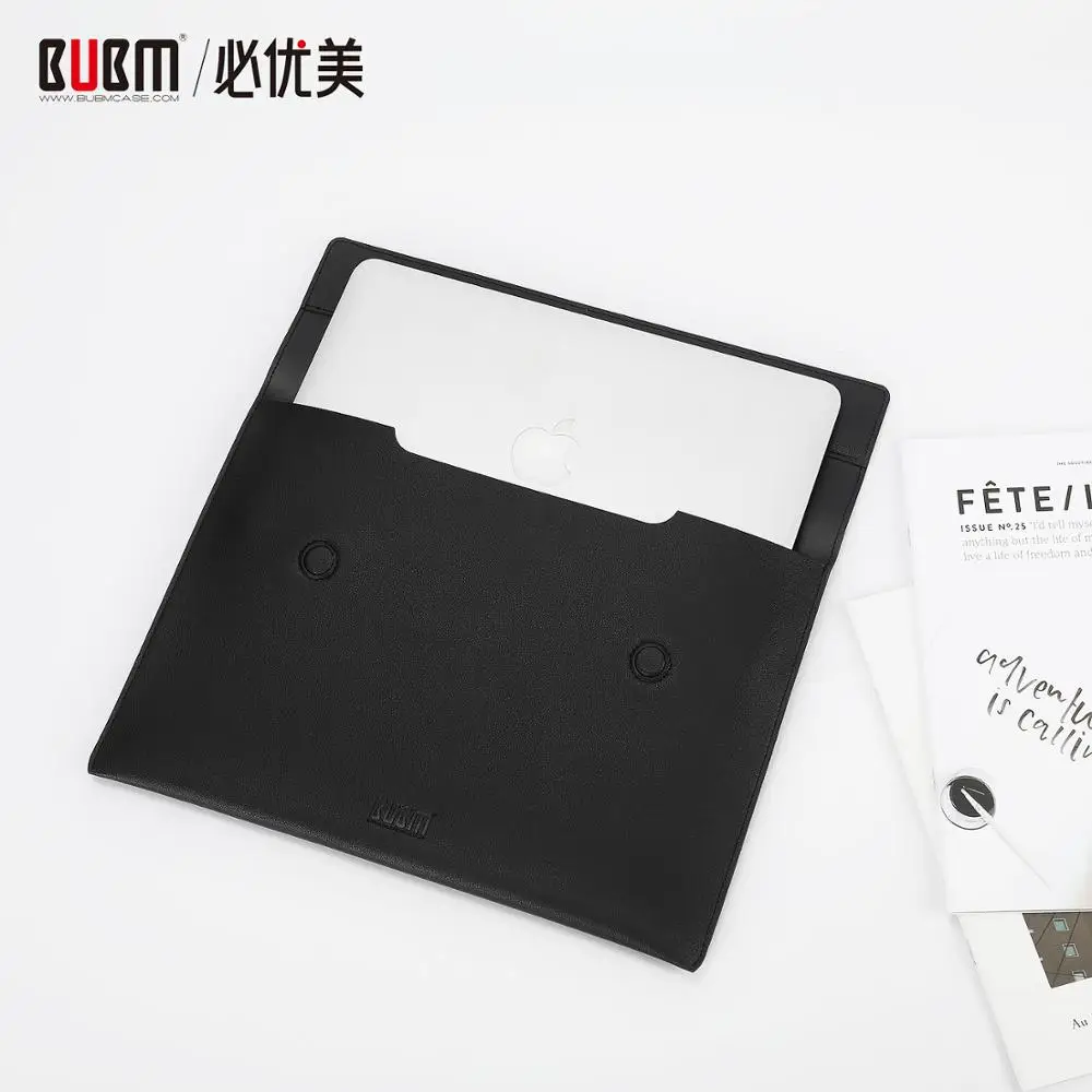

BUBM Water-Resistant PU Leather Sleeve, Protective Sleeve Cover for 13" MacBook Pro/MacBook Air 13.3"/Surface Book Tablet Laptop