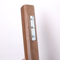Nordic Handmade Solid Wood Wall Vase Hydroponic Flower Plant Pot Bonsai Glass Bottle Home Bar Restaurant Decor Entrance Ornament 2