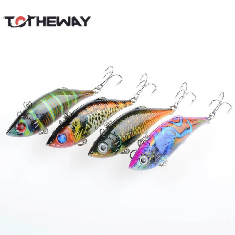 1pcs 4 colors 11.8g 8cm Fishing Rattlesnake Lures VIB Lures Fishing Vibration For All Water Levels Wobblers Hooks Carp Fishing