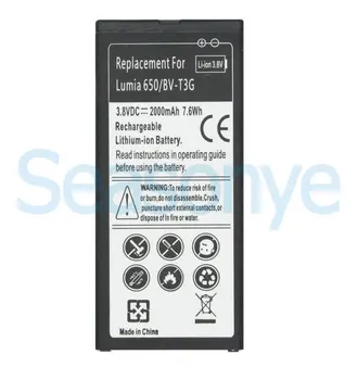 

10pcs/lot 2000mAh / 7.6Wh BV-T3G Replacement Battery For Microsoft Nokia lumia 650 RM-1154 + Tracking Code