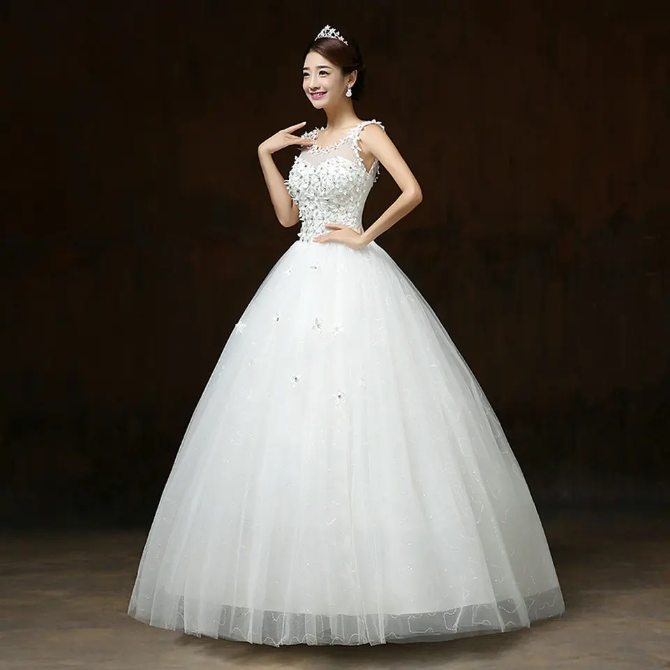 Cheap Plus Size Red Wedding Gowns 2018 Fast Delivery Long Ivory