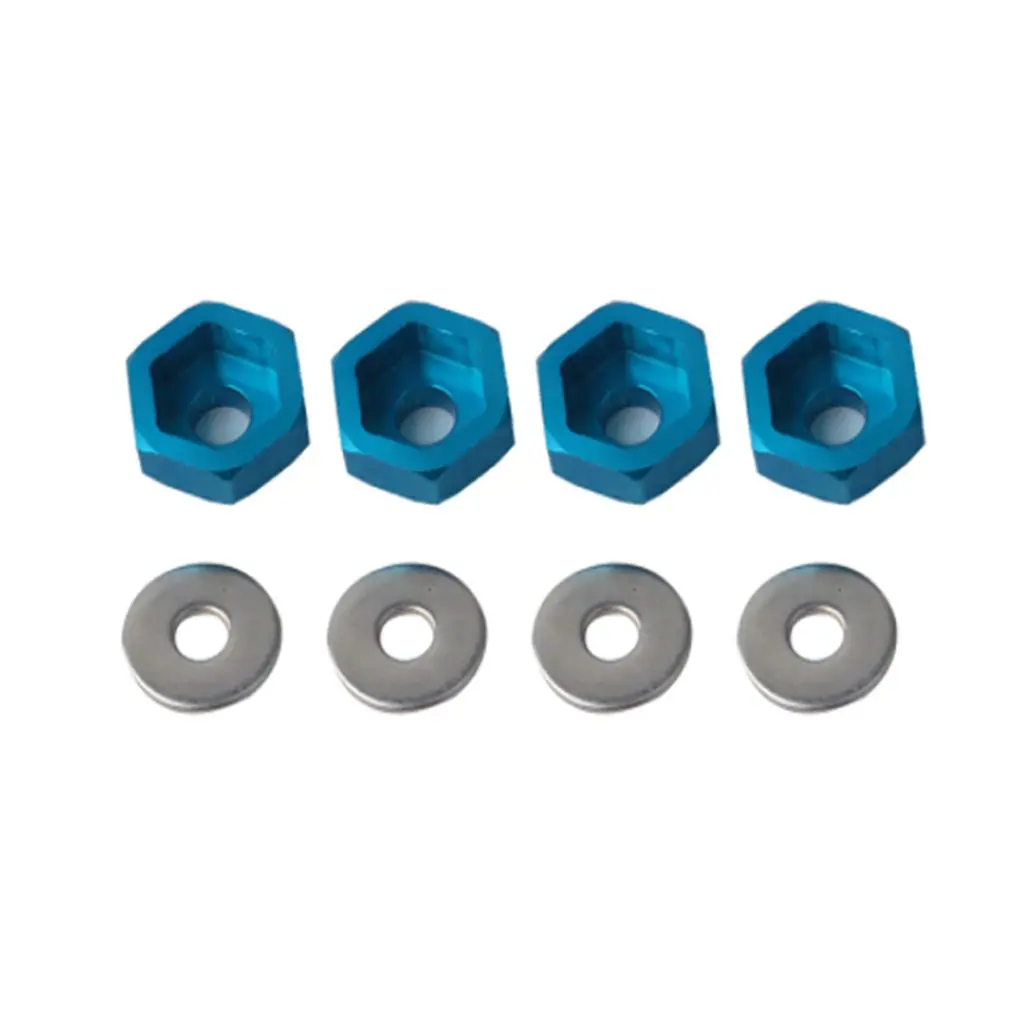 

Ca4365 4Pcs Wheel Rim Hex 12Mm Turn 17Mm Adapter For Hsp 1/10 Rc Car Buggy Monster Bigfoot Truck Can Use 1/8 Tires