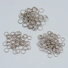 200 шт./лот 7/8/10 мм соединительные кольца двойные петли цвета: золотистый, серебристый Цвет Разделение кольца Разъемы для расходных материалов для изготовления ювелирных изделий DiY