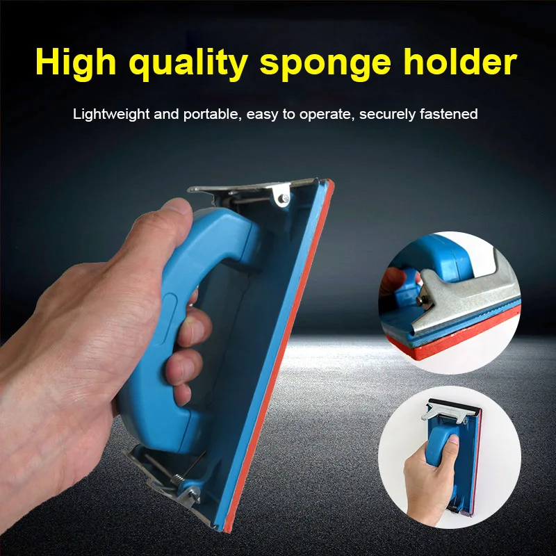 

Handheld Sandpaper Frame Hand Grip Sandpaper Holder for Abrasive Tools HVR88