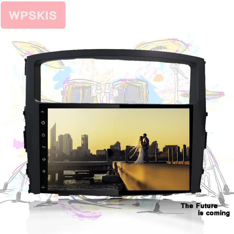 Top 9 inch 1024*600 Android 9.0 car dvd player GPS navigation multimedia for Mitsubishi Pajero V97 2006 -2013 headunit radio stereos 2 Top 9 inch 1024*600 Android 9.0 car dvd player GPS navigation multimedia for Mitsubishi Pajero V97 2006 -2013 headunit radio stereos 2