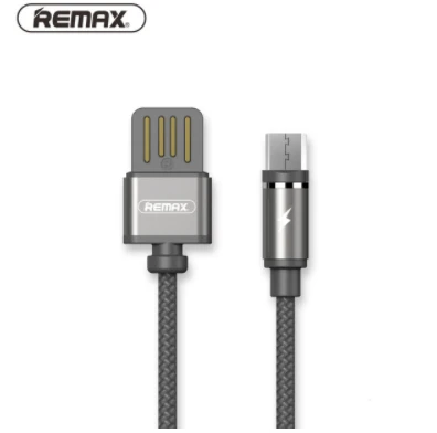 Remax ткачество Магнитный кабель со светодиодный светильник для iPhone X 5 6 7 8 plus USB устройств мобильный телефон кабель магнит быстрое зарядное устройство кабель - Цвет: no retail box