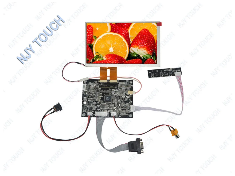 7 дюймовая TFT INNOLUX AT070TN82 V.1 2*30 Pin ЖК экран панель 800x480 светодиодная подсветка плюс VGA