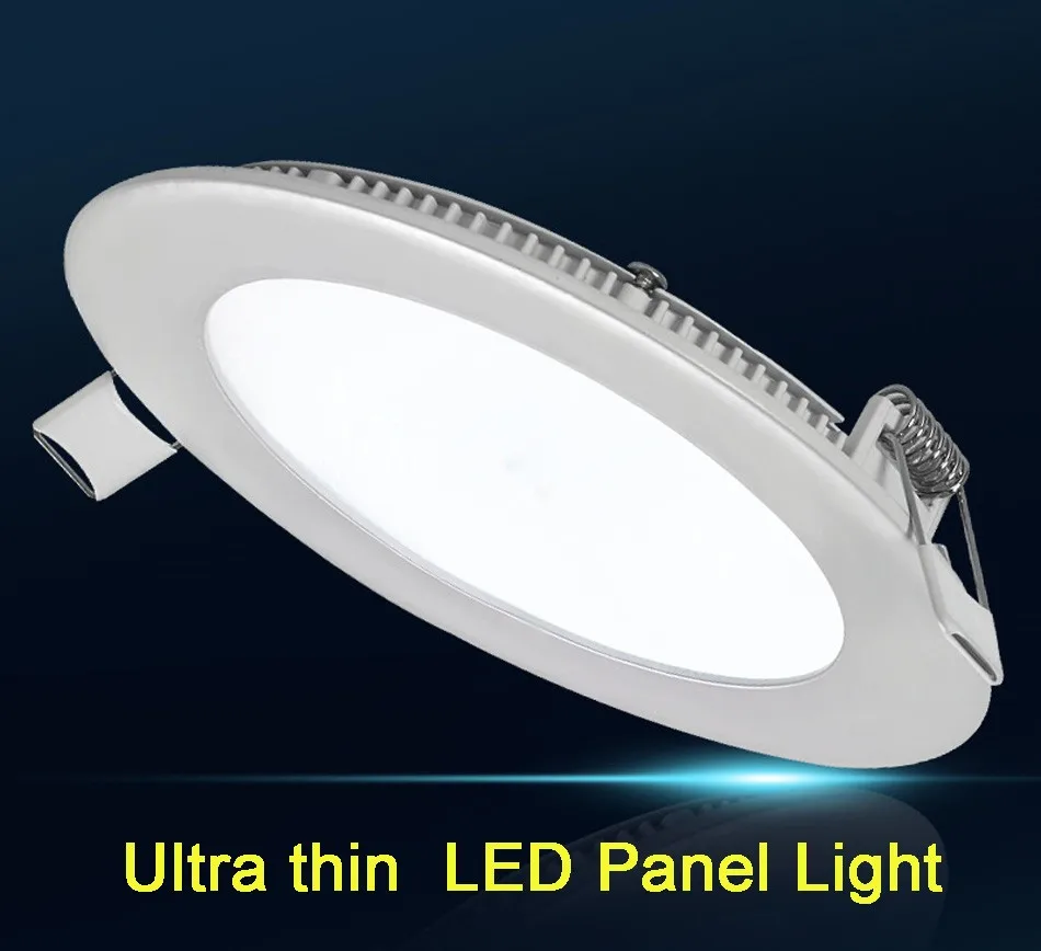 Ultra Thin LED Panel Downlight 3w 4w 6w 9w 12w 15w 18w Round/Square LED Ceiling HTB1P9AHimYTBKNjSZKbq6xJ8pXak