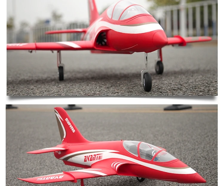 FMS Avanti 70 мм импеллер EDF струи высокой скорости большой масштабная модель самолет с самонастраиваемым устройством, 6 S размах крыльев 900 мм с убирается