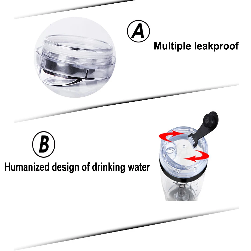450 мл Электрический автоматический шейкер, бутылка для протеина портативный миксер Блендер с бутылочкой напиток вихревой Торнадо свободная вода BPA бутылка