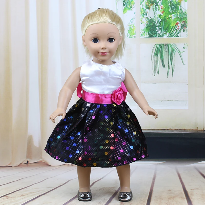 Stock New Luxury Cheap Doll Accessories Baby Born Doll Clothes Fit 18