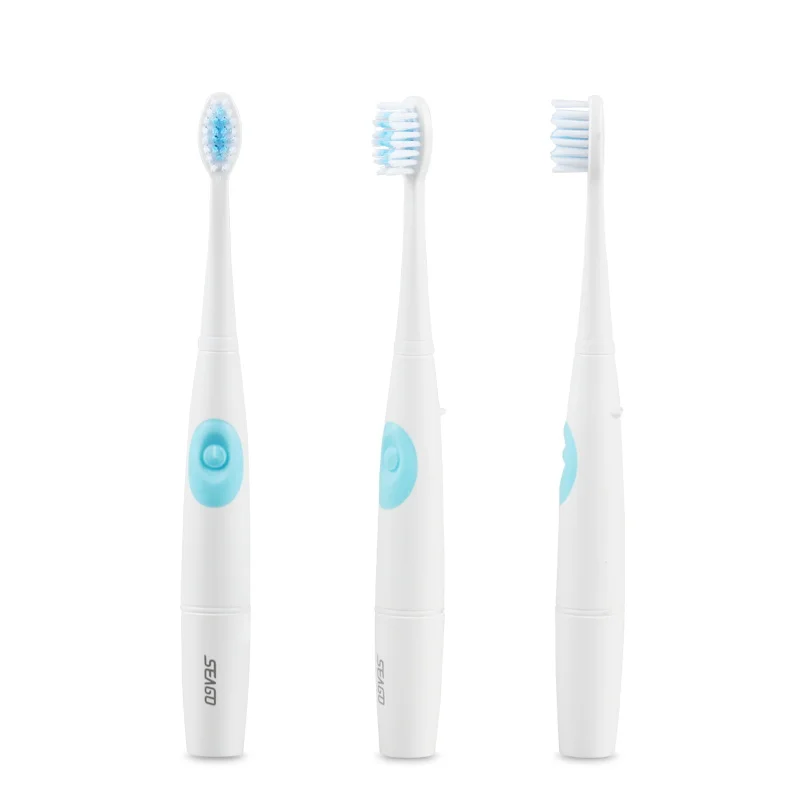 SEAGO Sonic Electric Toothbrush 360 Upgraded Kid Automatic Tooth Brush Waterproof With 3PC Replacem