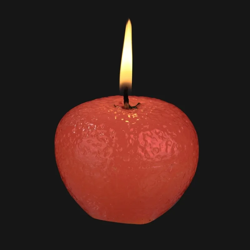 

New Valentine's Day Eve Red Apple Candle Table Perfume Craft Decoration Romantic Decorations Christmas Wedding Party Supplies